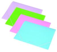 Panta Plast polipropilén gumis mappa, A4 pasztell rózsaszín (INP4103405 / 0410-0034-05)