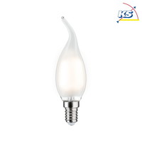 LED Filament Kerze Windstoß, 230V, E14, 4.8W 2700K 470lm, dimmbar, satin