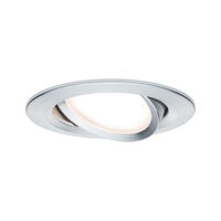 LED Einbauleuchten-Set NOVA COIN, IP23, rund, schwenkbar, inkl. Modul 6.5W 2700K 460lm 100°, 3step dimmbar, Alu gedreht