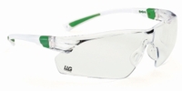 LLG veiligheidsbrillen <i>Lady</i> kleur Wit/groen