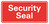 Sicherheitssiegel, 78 x 38 mm, 1 Rolle/100 Etiketten, rot