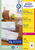 Recycling Adress-Etiketten, A4, 63,5 x 46,6 mm, 100 Bogen/1.800 Etiketten, naturweiß