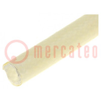 Insulating tube; fiberglass; -25÷155°C; Øint: 1mm; 5kV/mm; reel