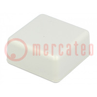 Enclosure: multipurpose; X: 40mm; Y: 40mm; Z: 20mm; 1551; ABS; grey