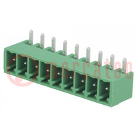 Pluggable terminal block; 3.81mm; ways: 9; angled 90°; socket