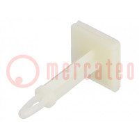 PCB distance; polyamide; L: 25.4mm; self-adhesive,snap fastener