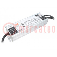 Power supply: switched-mode; LED; 156W; 12VDC; 6.5÷13A; 90÷305VAC