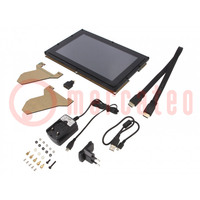 Display: LCD; graphical; 1280x800; 274.11x187mm; 10.1"; 5VDC
