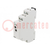 Modul: áram felügyeleti relé; AC áram; 24÷240VAC; 24VDC; SPDT