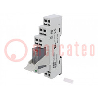 Relay: interface; SPDT; Ucoil: 24VDC; for DIN rail mounting; CR-P