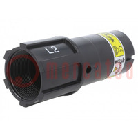 Connector: AC supply; male; EPIC® POWERLOCK; 1kV; for cable; black
