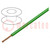 Leitungen; FLRY-B; 1x0,35mm2; Line; Cu; PVC; grün; 60V; 100m