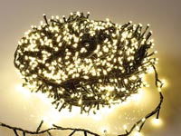 Straightlight LED - 34 m - 1500 warm witte lampen - groene draad