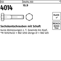 Sechskantschraube ISO 4014 Schaft M10x 5