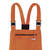 Warnschutzbekleidung Latzhose uni, Farbe: orange, Gr. 24-29, 42-64, 90-110 Version: 48 - Größe 48