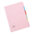 5 Star Office File Dividers A4 6 part