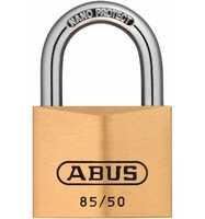 ABUS Vorhangschloss Messing 85/50 vs. je 4 Schlüssel
