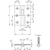 Skizze zu Cerniera per mobili piana - testa cilindrica SX, 50x40 mm, ottone nichel.opaco