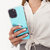 3_Aurora Case Hülle für iPhone 13 Neon Gel Blue Cover