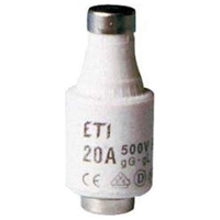 ETI 002312404 DII - BOMBILLA (10 A, 500 V), COLOR ROJO