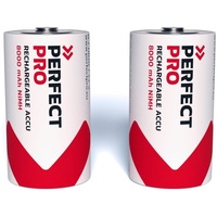 PerfectPro batterijset NiMH 2x D B-D2