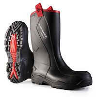 Dunlop Purofort+Rugged Full Safety Rigger Boot Black 13