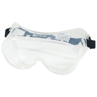 Vollsichtschutzbrille mit Ventilation PC 1 mm, mit verstellbarem Kopfband, EN 166
