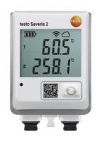 testo Saveris 2-T3Funk-Datenlogger mit Display und 2 Anschlüssen für TE-Temperaturfühler