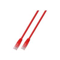 EFB RJ45 Patchkabel U/UTP, Cat.5e, PVC, CCA, 25m, rot