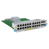HP 20-port 10/100/1000 PoE+ / 4-port Mini-GBIC zl Module network switch module