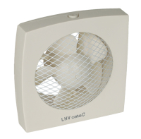 CATA LHV 160 extractor Pared 450 m³/h 1750 RPM Blanco