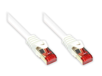 Alcasa 1.5m Cat6 Netzwerkkabel Weiß 1,5 m S/FTP (S-STP)