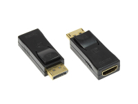 Alcasa HDMI - DisplayPort F/M Zwart