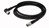 Wago M8/M8 2m signal cable Black