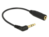 DeLOCK 0.17m 2.5mm/3.5mm kabel audio 0,17 m Czarny