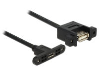 DeLOCK 1m, USB2.0 Micro-B/USB2.0-A cable USB USB A Micro-USB B Negro