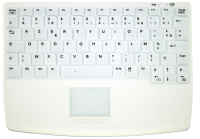 Active Key AK-4450-GFUVS-W/GE Tastatur RF Wireless QWERTZ Deutsch Weiß