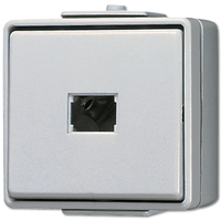 JUNG 633 W Elektroschalter Drucktasten-Schalter Weiß