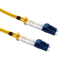 Cables Direct FB2S-LCLC-100YD fibre optic cable 10 m LC LC/UPC OS2 Yellow