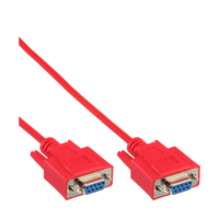 InLine 12222B seriële kabel Rood 2 m