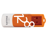 Philips FM12FD00B USB flash meghajtó 128 GB USB A típus 3.2 Gen 1 (3.1 Gen 1) Narancssárga, Fehér