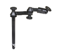RAM Mounts 12" Upper Pole with Double Swing Arms & Round Plate