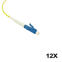 BlueOptics BOPTCLC-S-U Glasvezel kabel 1 m LC G.657.A1 Blauw, Wit, Geel