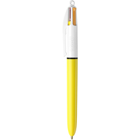 BIC 949898 Kugelschreiber Orange, Violett, Violett, Gelb Clip-on-Einziehkugelschreiber Medium