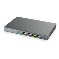 Zyxel GS1300-26HP-EU0101F switch di rete Non gestito Gigabit Ethernet (10/100/1000) Supporto Power over Ethernet (PoE) Grigio