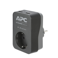 APC PME1WU2B-GR protezione da sovraccarico Nero, Grigio 1 presa(e) AC 230 V