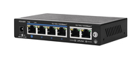 ABUS ITAC10100 hálózati kapcsoló Vezérelt Ethernet-áramellátás (PoE) támogatása Fekete