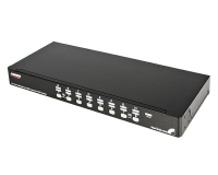 StarTech.com 16-poort 1U-Rack USB PS/2 KVM-switch met OSD