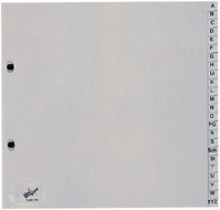 Buroline 620175 Tab-Register Alphabetischer Registerindex Polypropylen (PP) Grau
