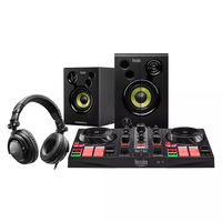 Hercules DJLearning Kit MK2 Digital Vinyl System (DVS) scratcher Black